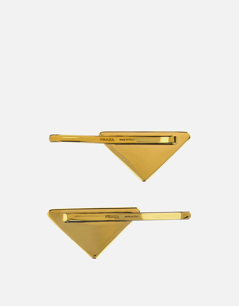 PRADA メタルヘアピン 三角形 Prada メタルヘアピン () IFCHIC.COM