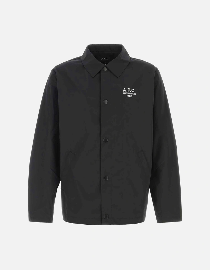 A.P.C. Men's Regis Logo Embroidery Overshirt () IFCHIC.COM