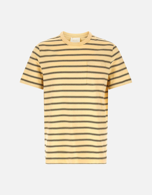 A.P.C. メンズストライプコットンTシャツ (すべての新品) IFCHIC.COM