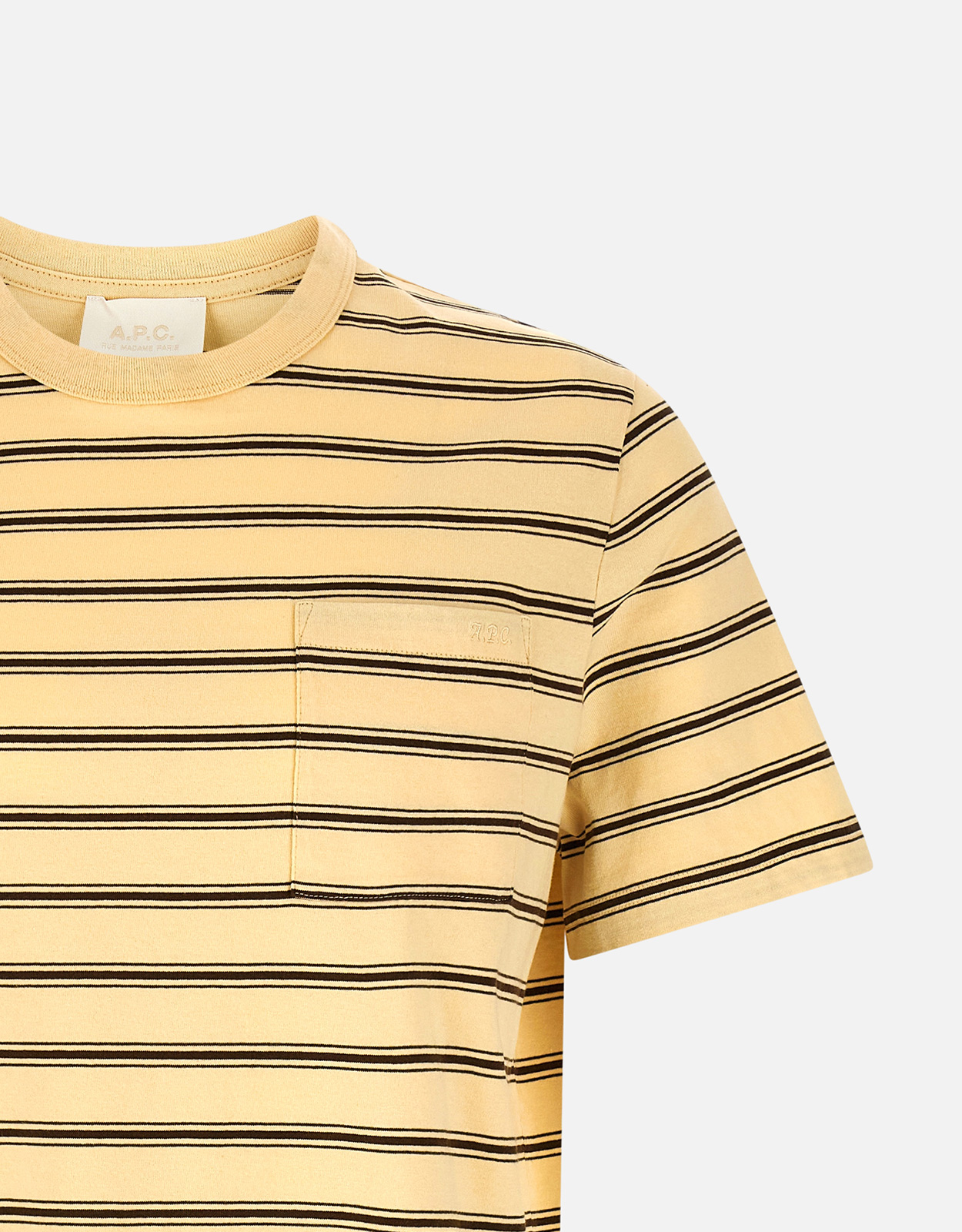 A.P.C. ストライプ Tシャツ M A.P.C. メンズストライプコットンTシャツ (すべての新品) IFCHIC.COM