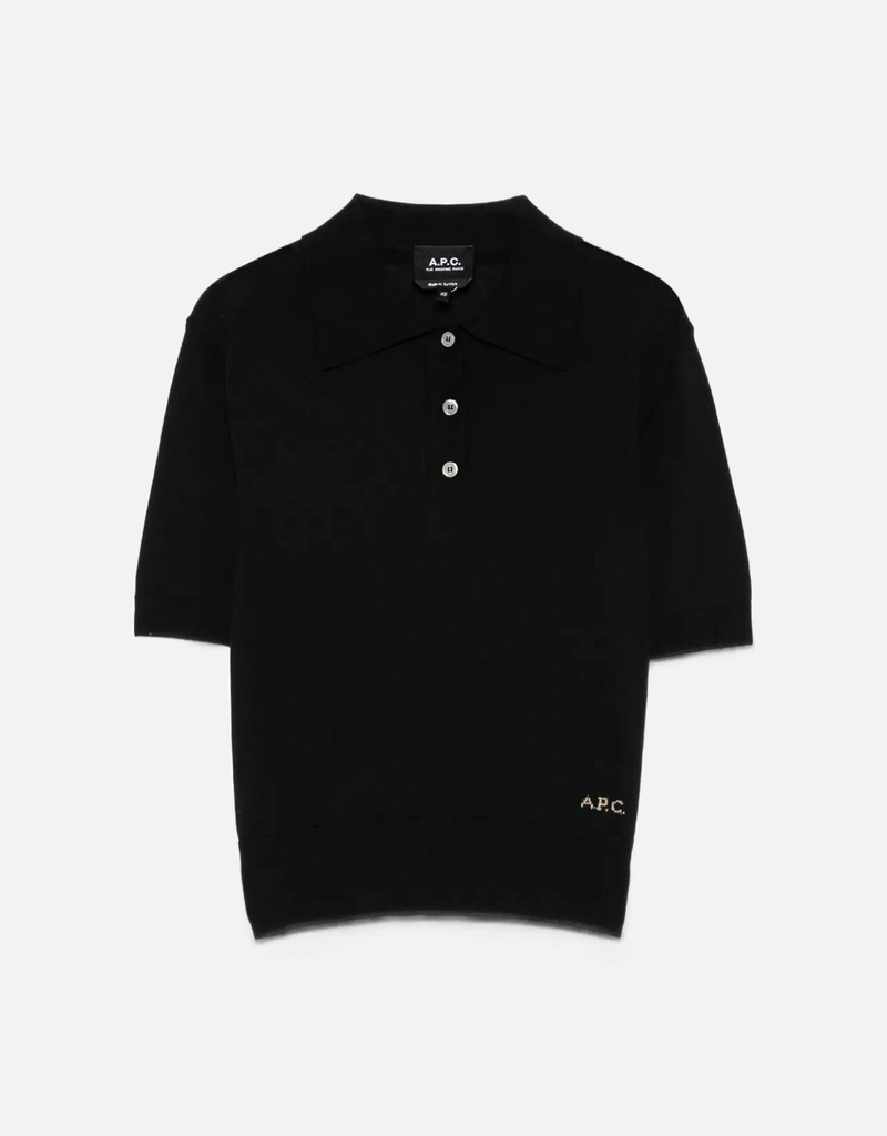 A.P.C. 綿ジャカードロゴポロシャツ (すべての新品) IFCHIC.COM