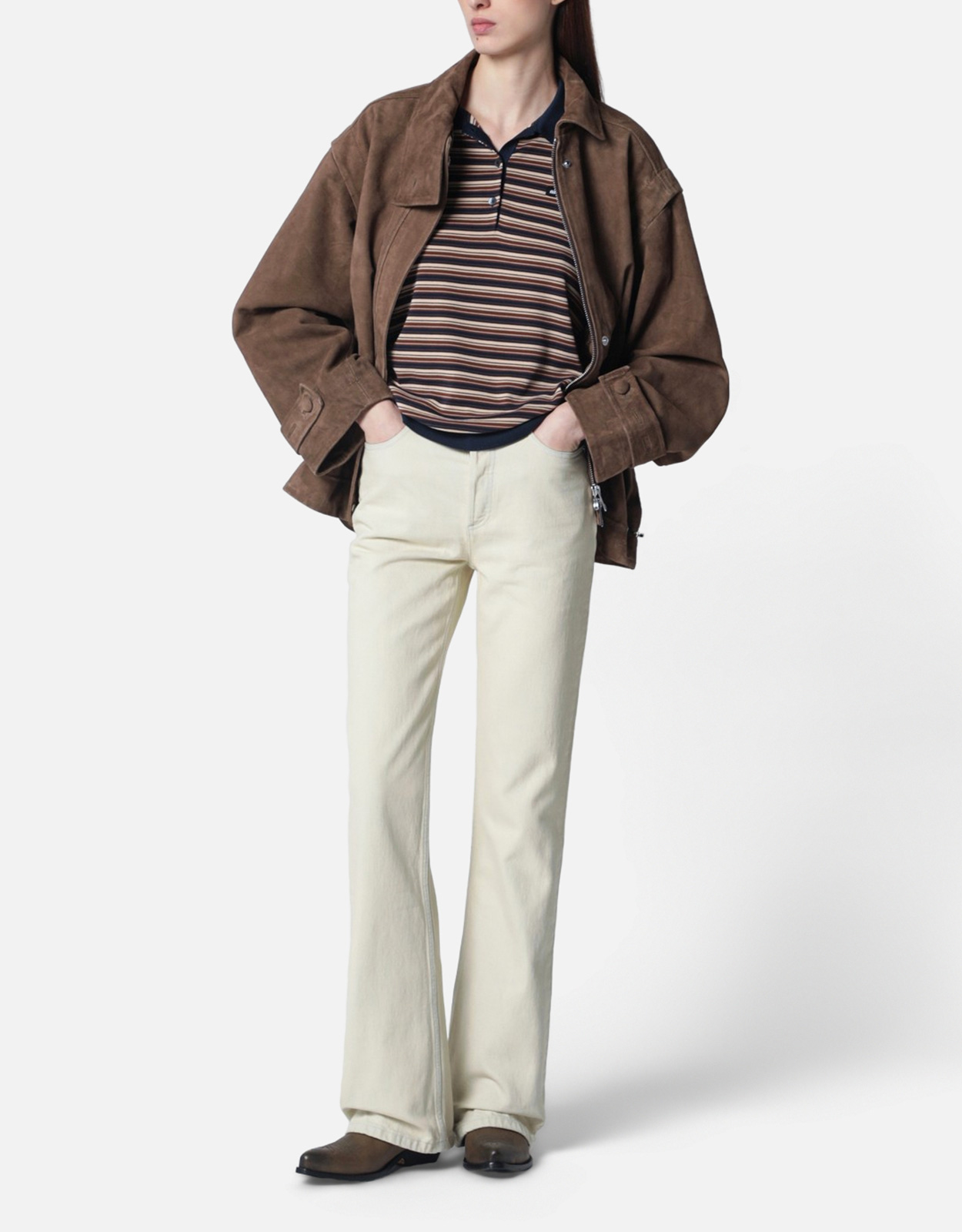 A.P.C. White jeans with faded effect – 29