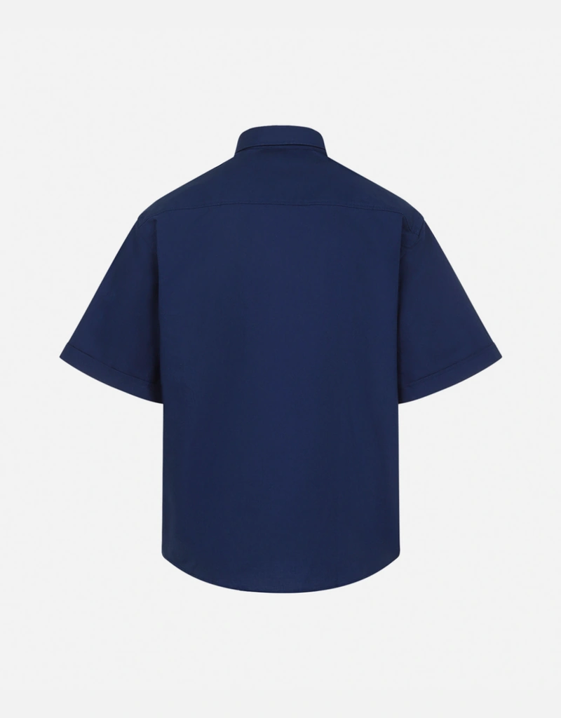 AMI Paris メンズ Ami ボクシーショートスリーブコットンシャツ