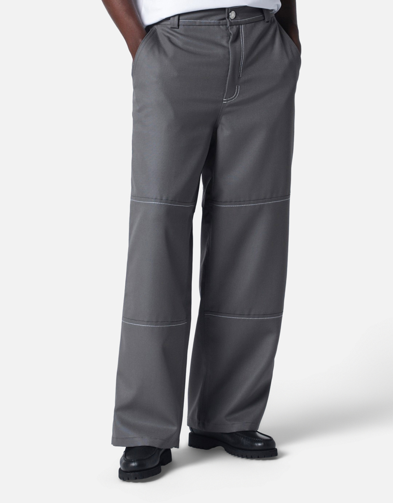 AMI Paris メンズウールワークウェアパンツ (すべての新品) IFCHIC.COM