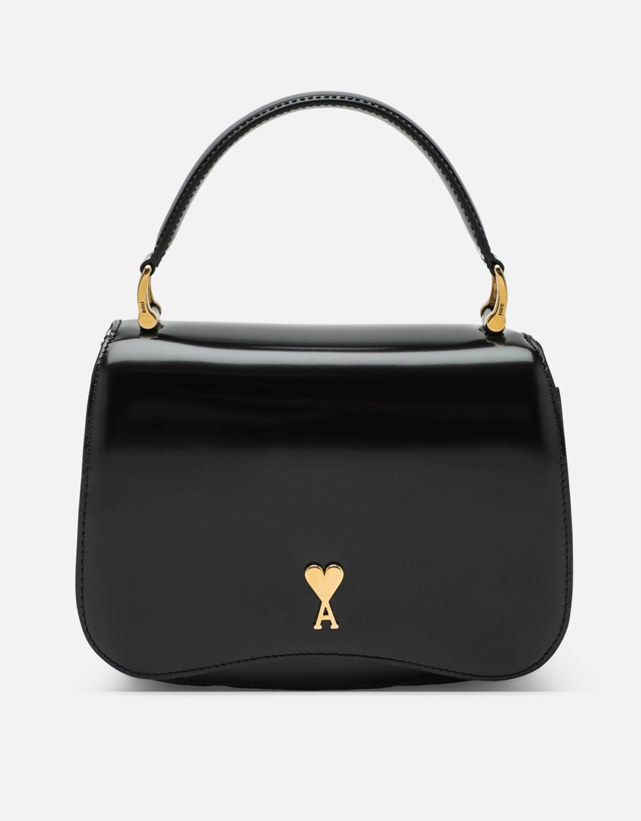 AMI Paris ユニセックスパリパリスレザーショルダーバッグ (すべての