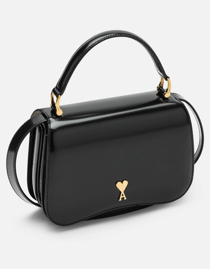 AMI Paris Unisex Paris Paris Leather Shoulder Bag (All New In