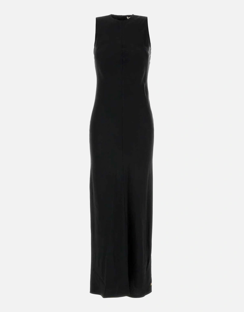 AMI Paris Black Jersey Dress () IFCHIC.COM