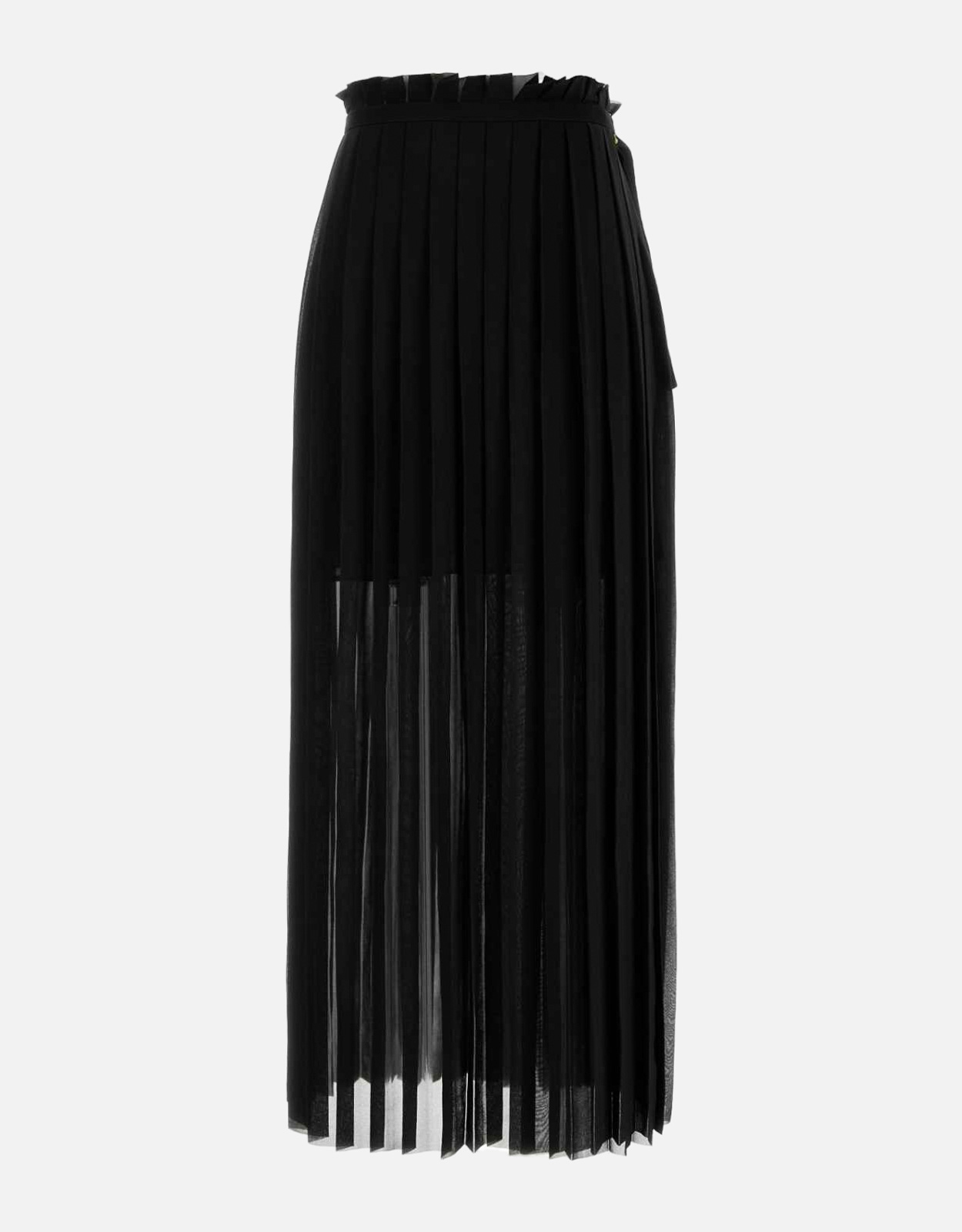 AMI Paris AMI Paris Black Polyester Pleated Skirt - FR 36F　AMI Paris ブラック ポリエステル プリーツ スカート - FR 36F