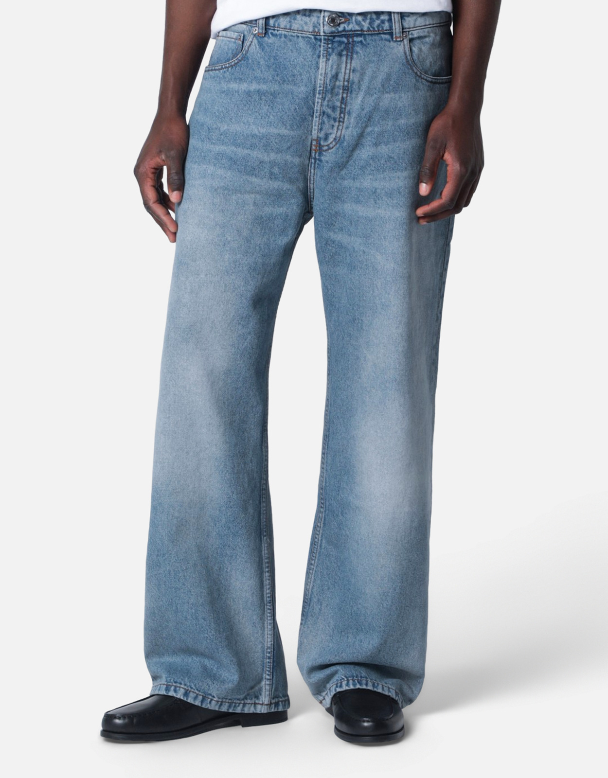 AMI Paris Men's washed-effect jeans - 30　アミ パリ メンズ ウォッシュ加工 ジーンズ - 30 AMI