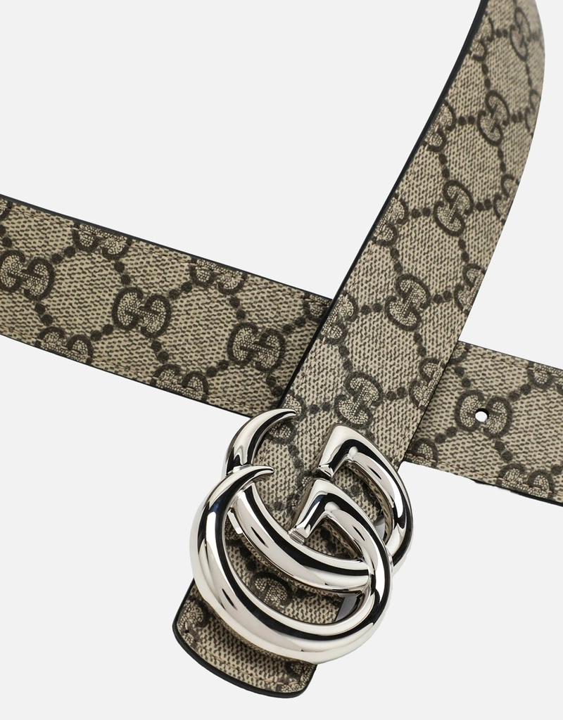 Gucci メンズ GGマーモント リバーシブルレザー生地ベルト () IFCHIC.COM