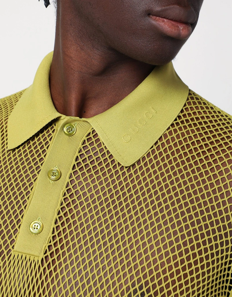 Gucci メンズ テクニカルニット ウール ポロ (シャツ) IFCHIC.COM