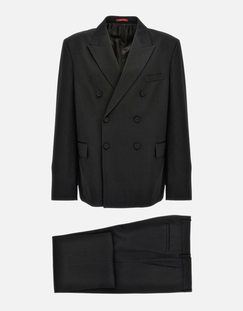 Gucci メンズ コットン ダブルブレスト スーツ (アパレル,スーツ