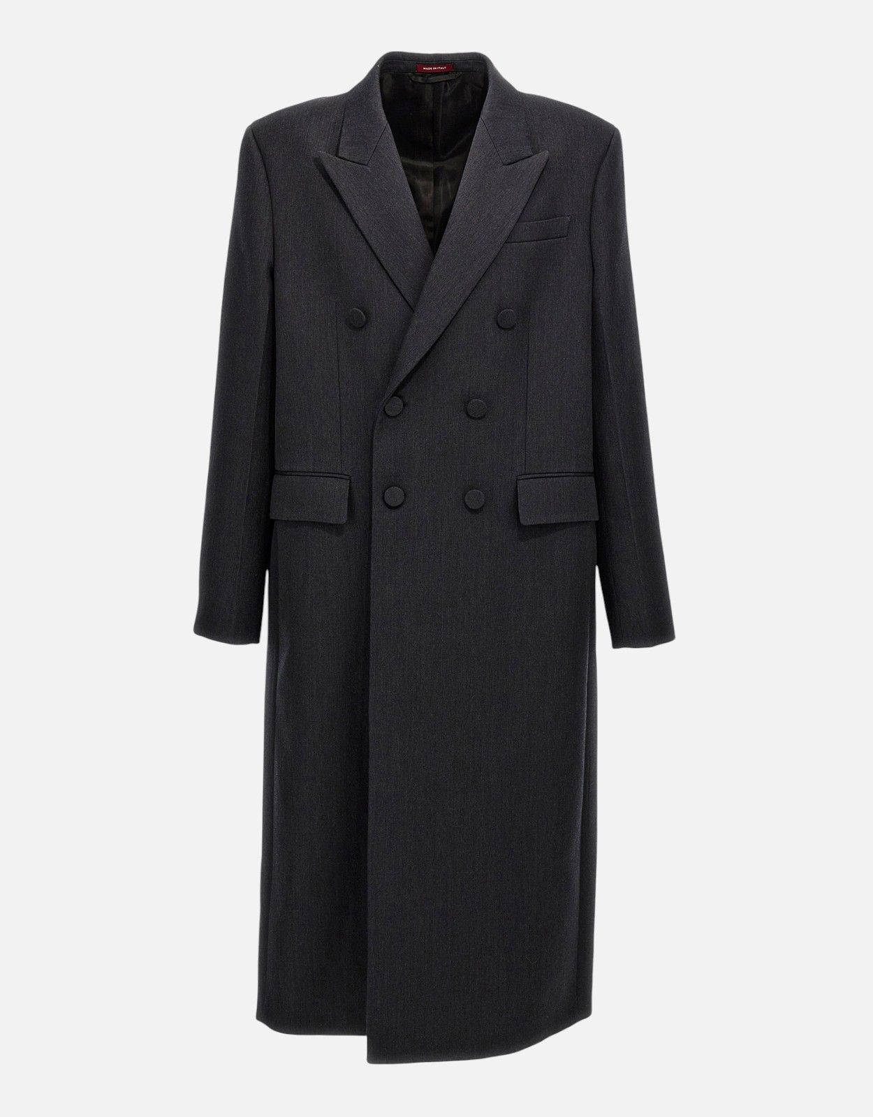 Gucci メンズロングダブルブレストウールコート (すべての新品) IFCHIC.COM