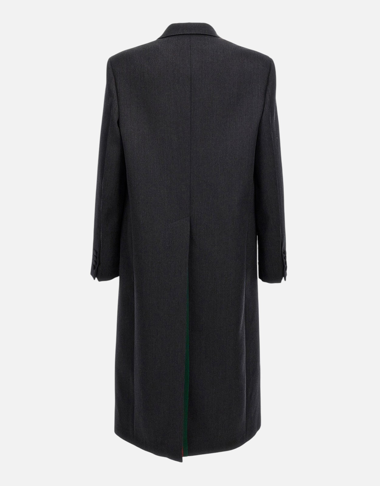 Gucci メンズロングダブルブレストウールコート (すべての新品) IFCHIC.COM