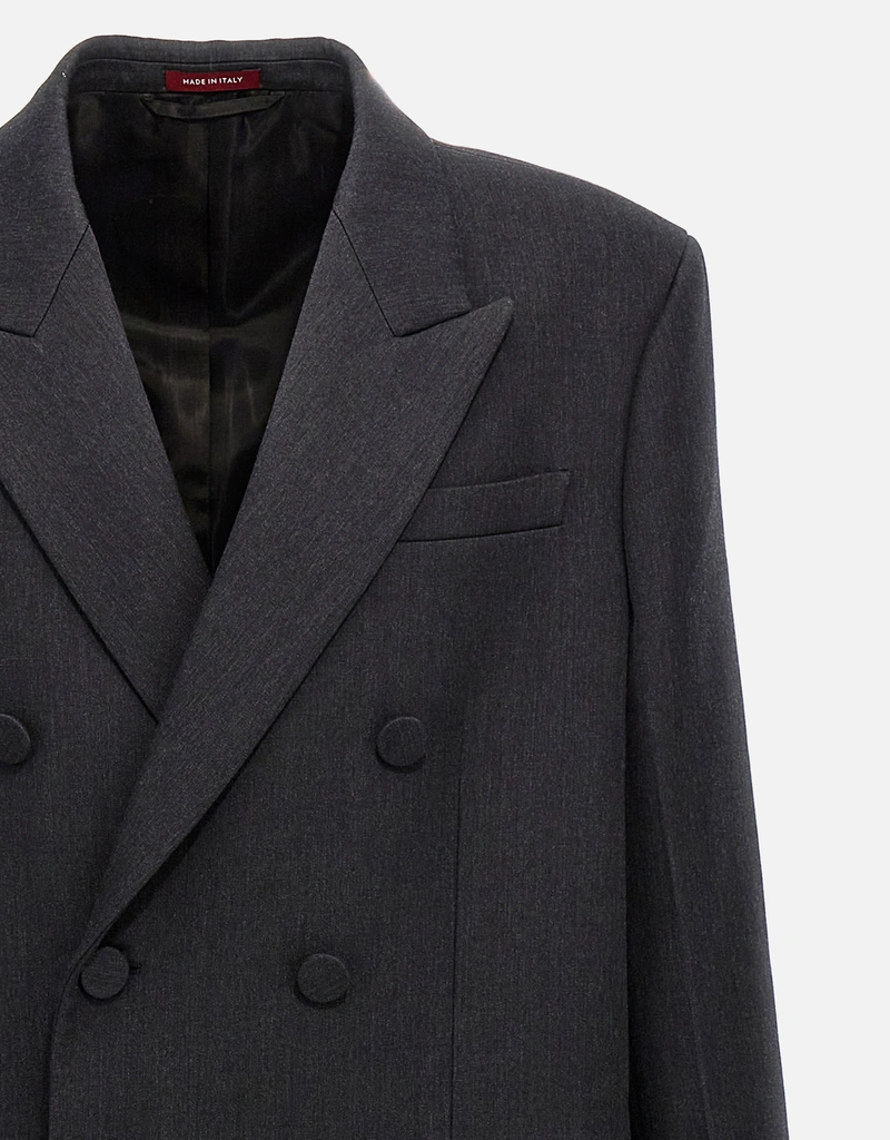 Gucci メンズロングダブルブレストウールコート (すべての新品) IFCHIC.COM