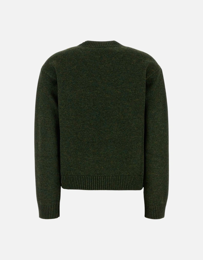 Gucci グリーンウールクルーネックセーター (すべての新品) IFCHIC.COM