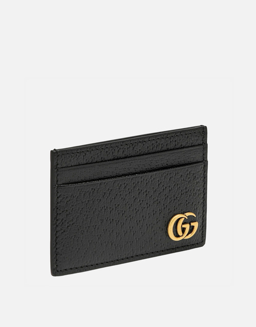 Gucci メンズブラックレザーマネークリップ (アクセサリ,Wallets and