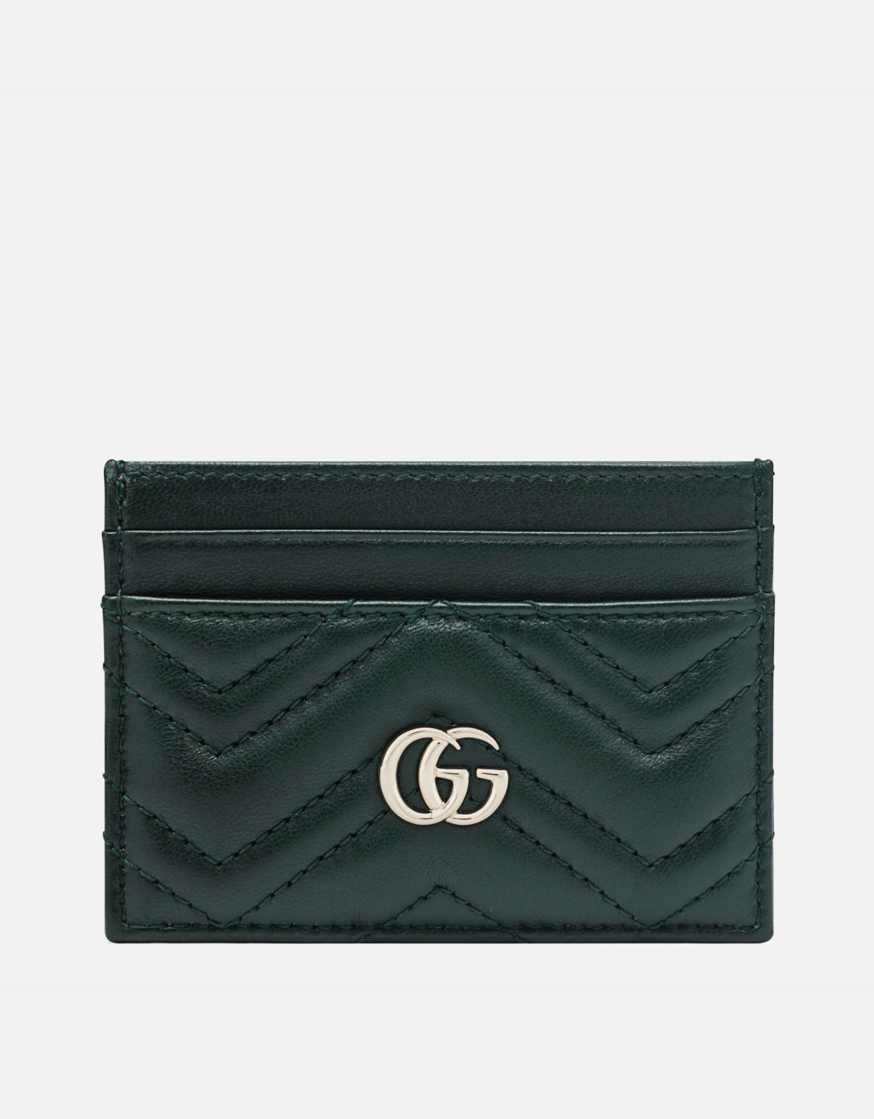 GUCCI Gucci Black GG Marmont card holder　グッチ ブラック GG マーモント カード ホルダー