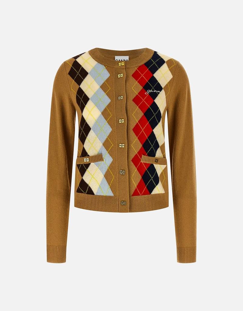 MARNI ダイヤモンド柄 カーディガン 楽天市場】MARNI マルニ Strip Cardigan カーディガン 長袖 クルー