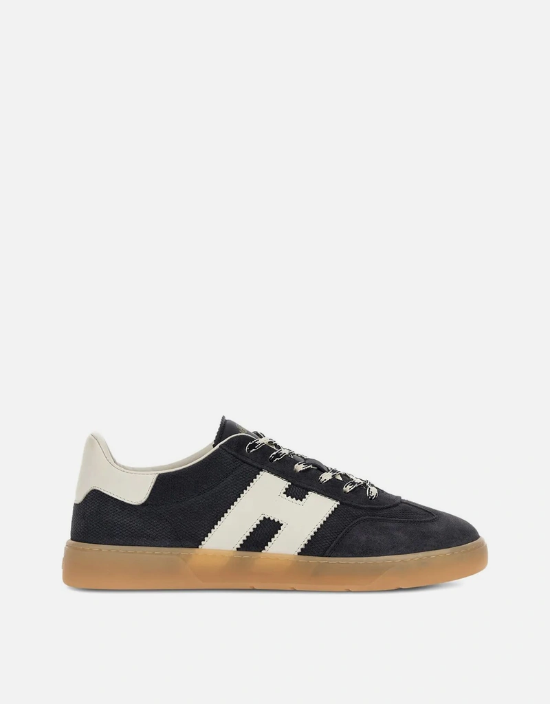 Hogan メンズ クール スエード ナッパレザー パーフォレーテッドH