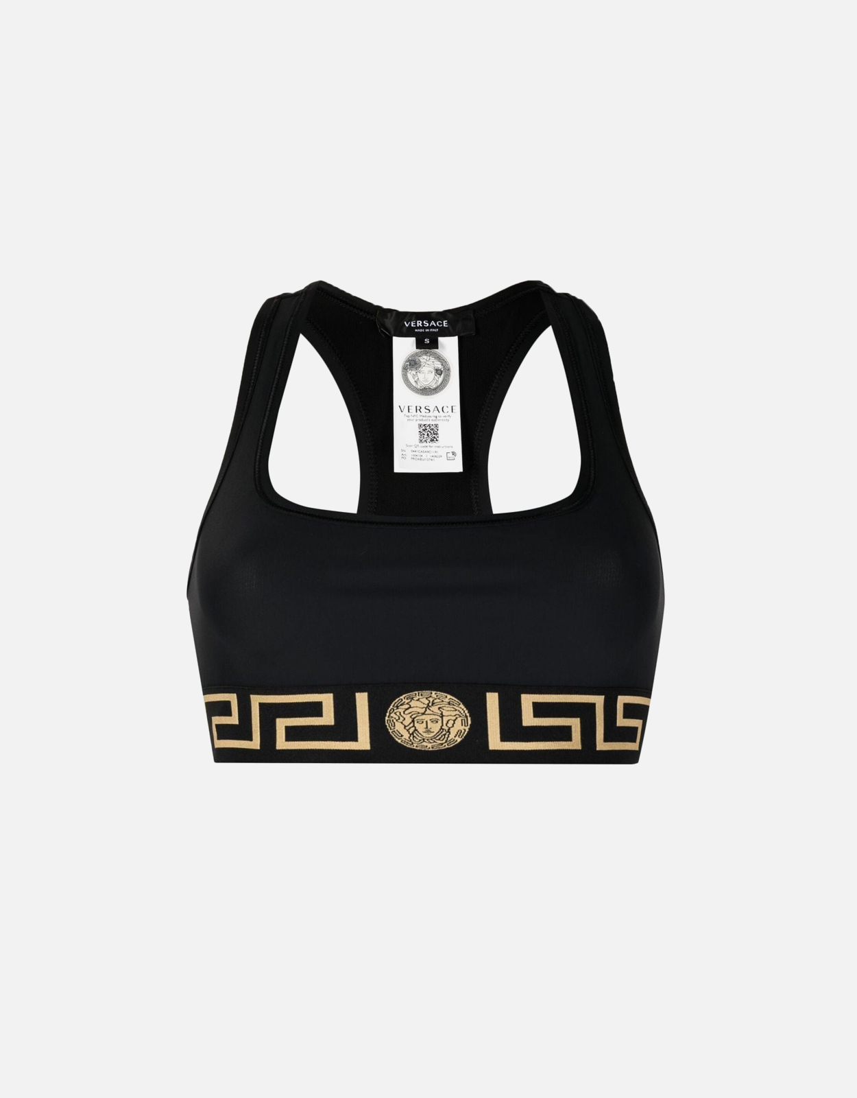 Versace Greca ボーダースポーツブラ () IFCHIC.COM