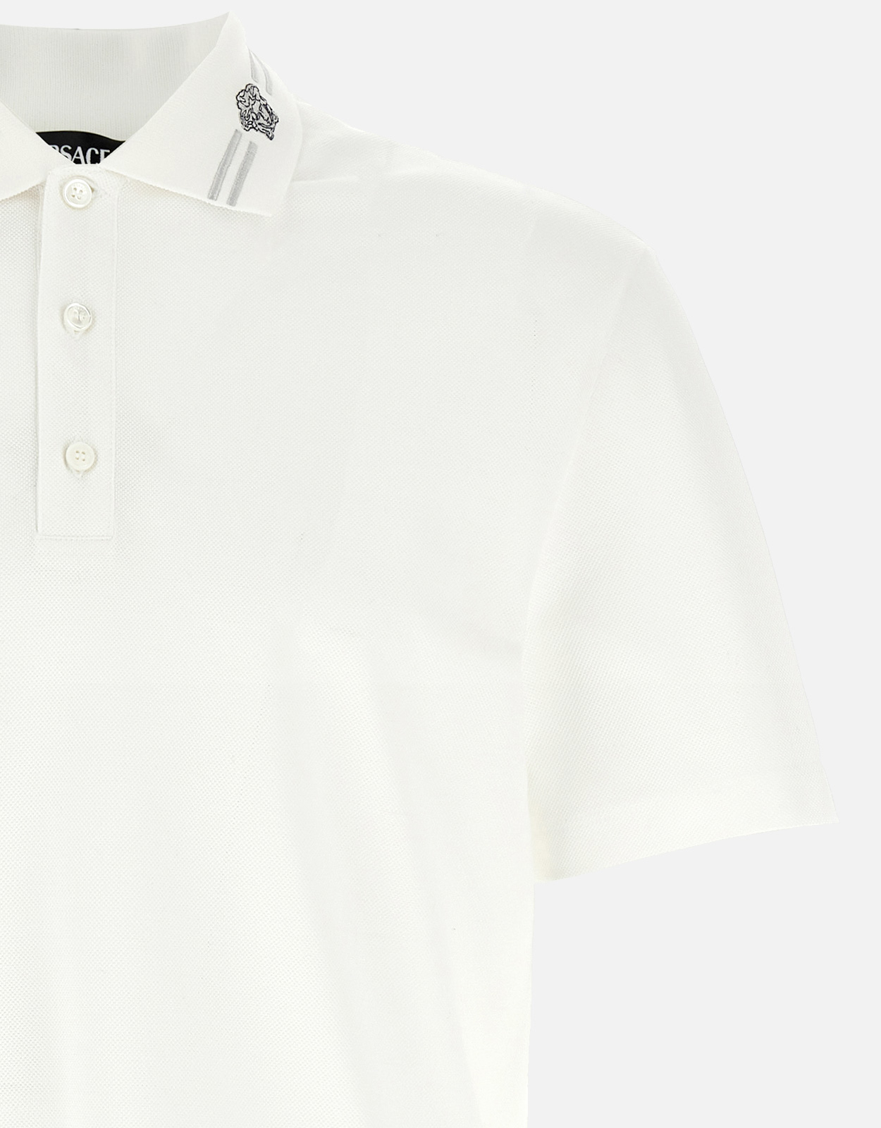 Versace Men's Medusa Embroidery Short-Sleeved Polo Shirt () IFCHIC.COM