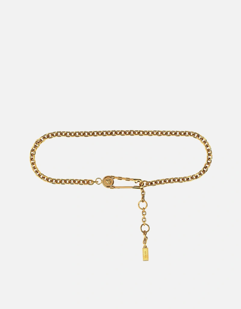 Versace 安全ピン メタルチェーンベルト () IFCHIC.COM