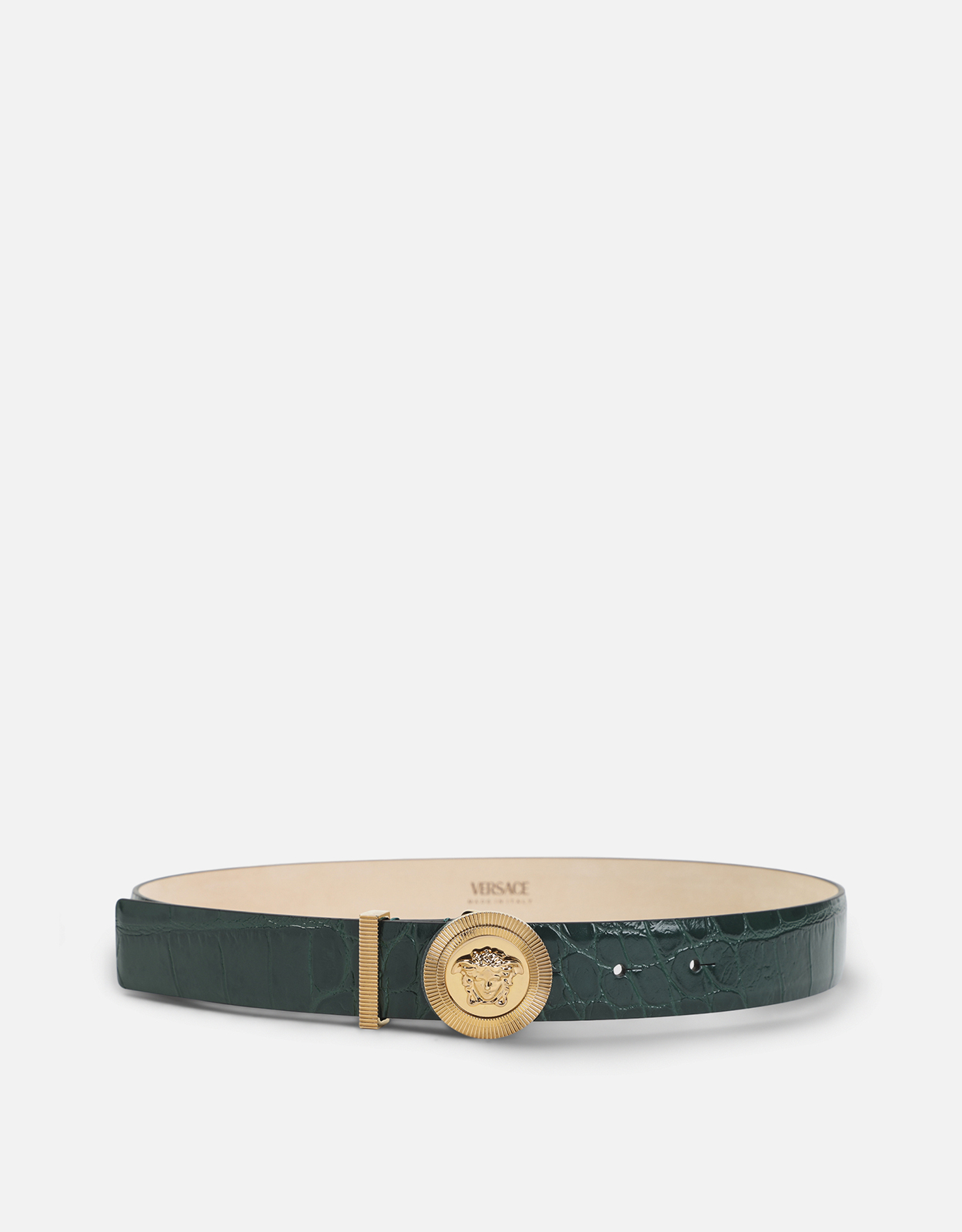 Versace カーフレザーベルト (すべての新品) IFCHIC.COM