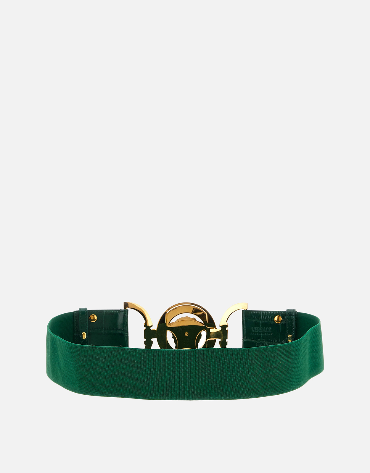 Versace Medusa '95 クロコ調 エラスティック ベルト () IFCHIC.COM Versace Medusa '95 クロコ調 エラスティック ベルト () IFCHIC.COM