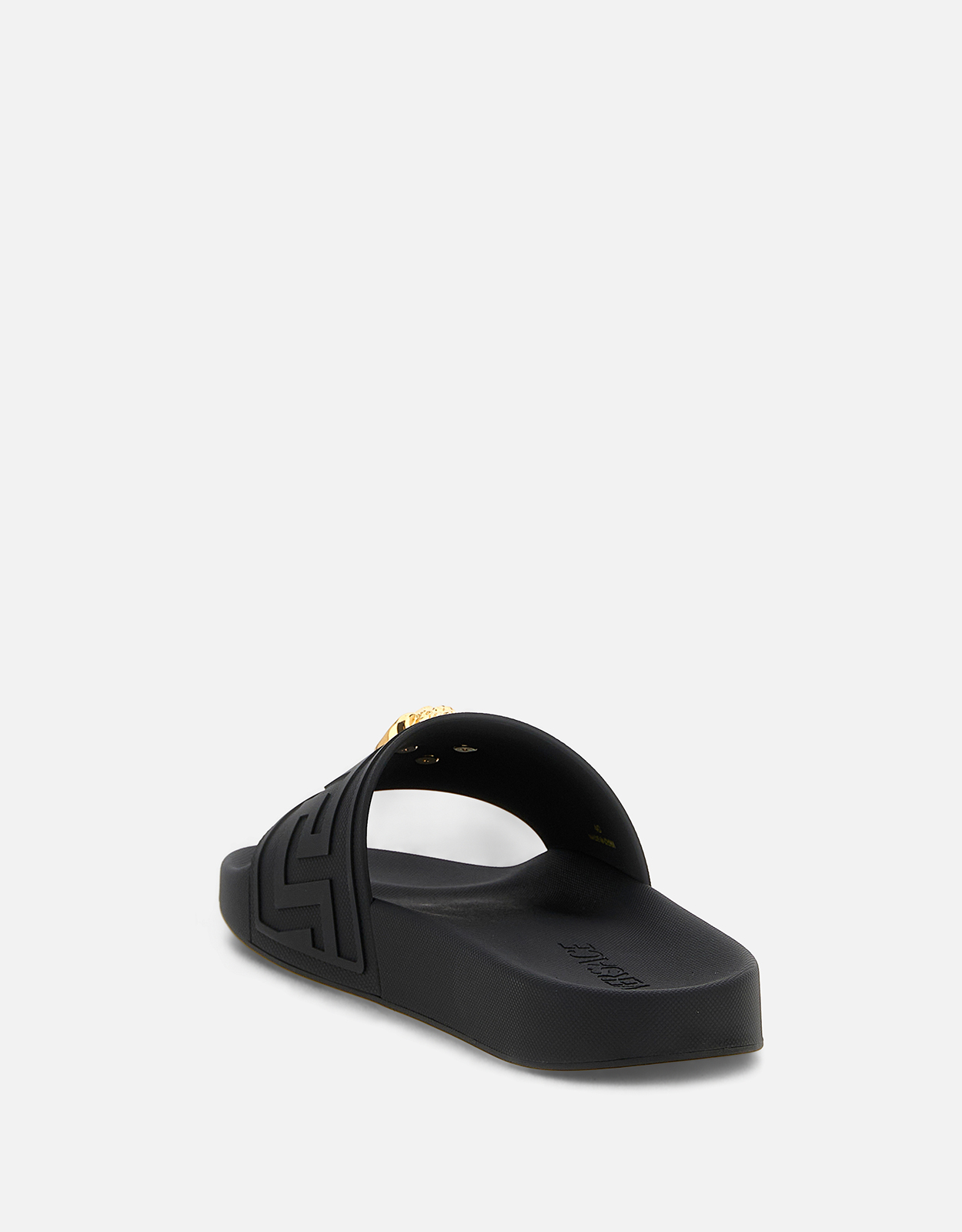Versace メンズ ラ メドゥーサ ラバーサンダル () IFCHIC.COM