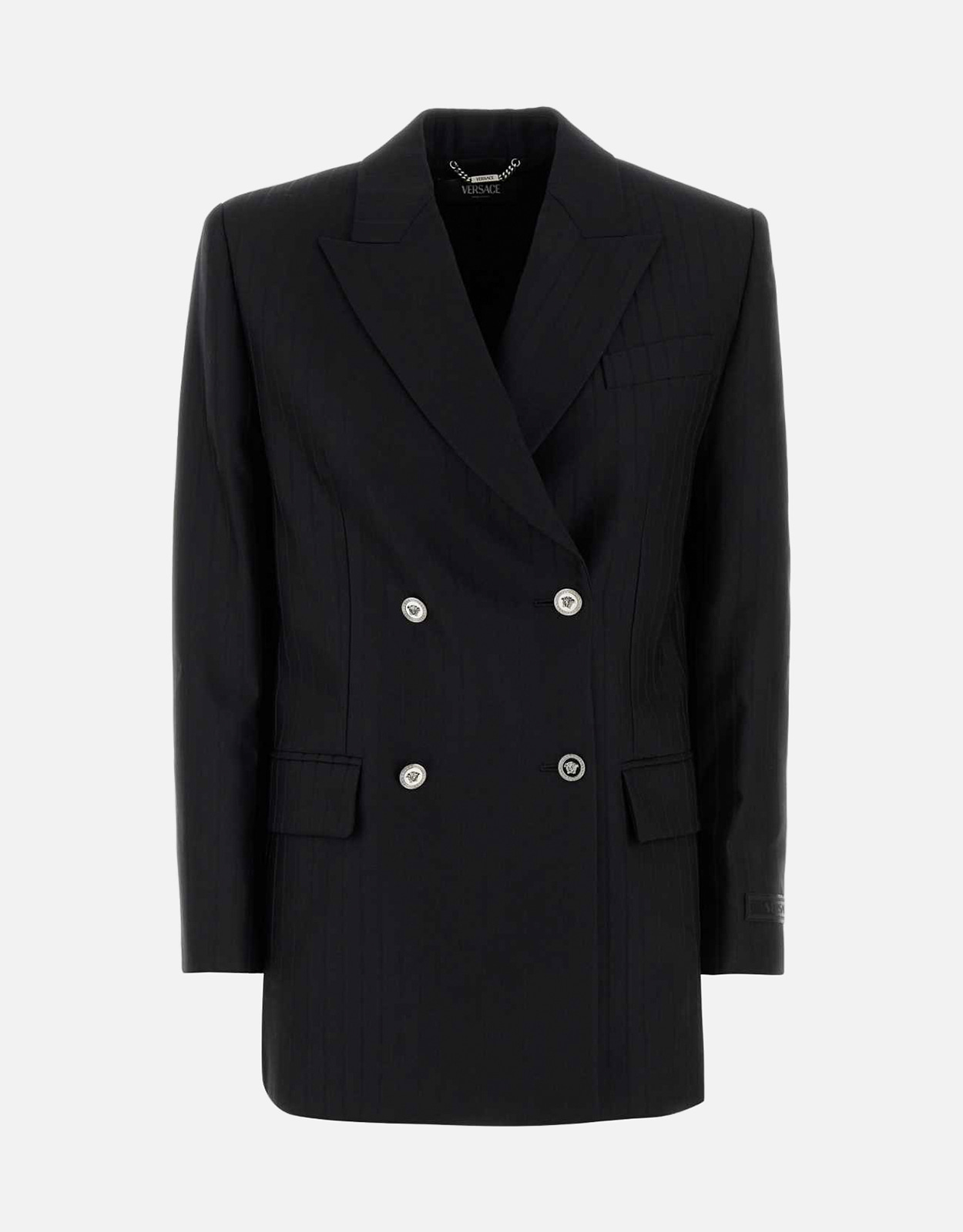 GIANNI VERSACE 黒 ダブルブレスト コート Versace ダブルブレストコート | ジャケット 新作・セール | IFCHIC