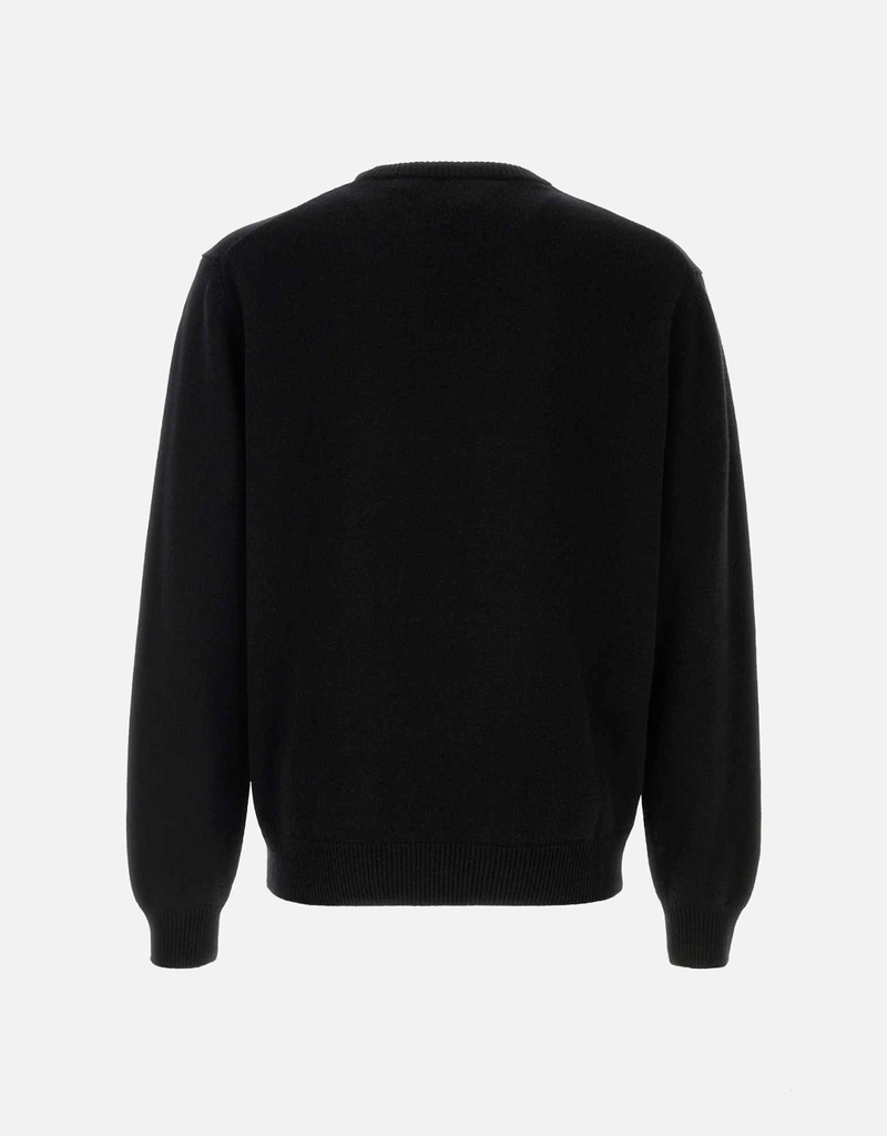 Versace メンズ インターシャ カシミヤ ニットセーター (すべての新品