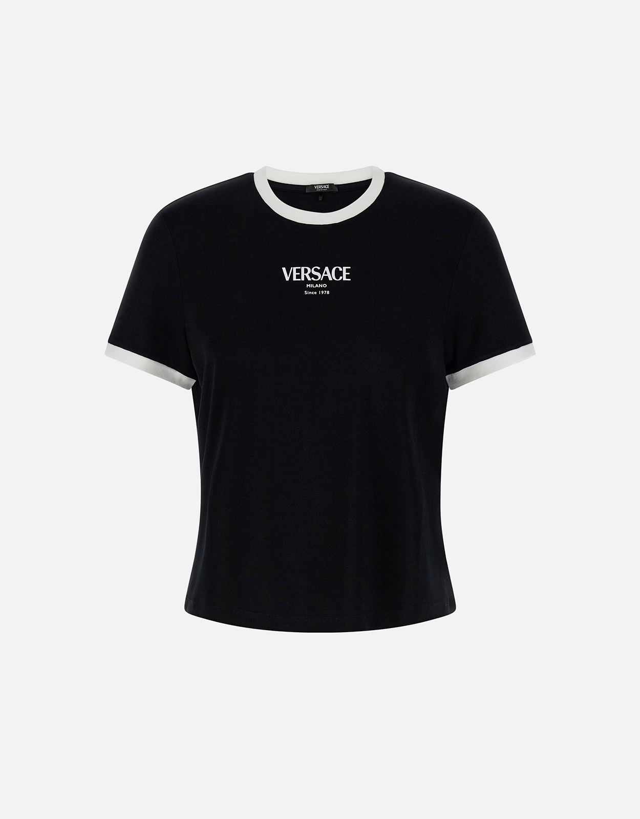 Versace Stretch Viscose-Jersey T-Shirt (All New In) IFCHIC.COM