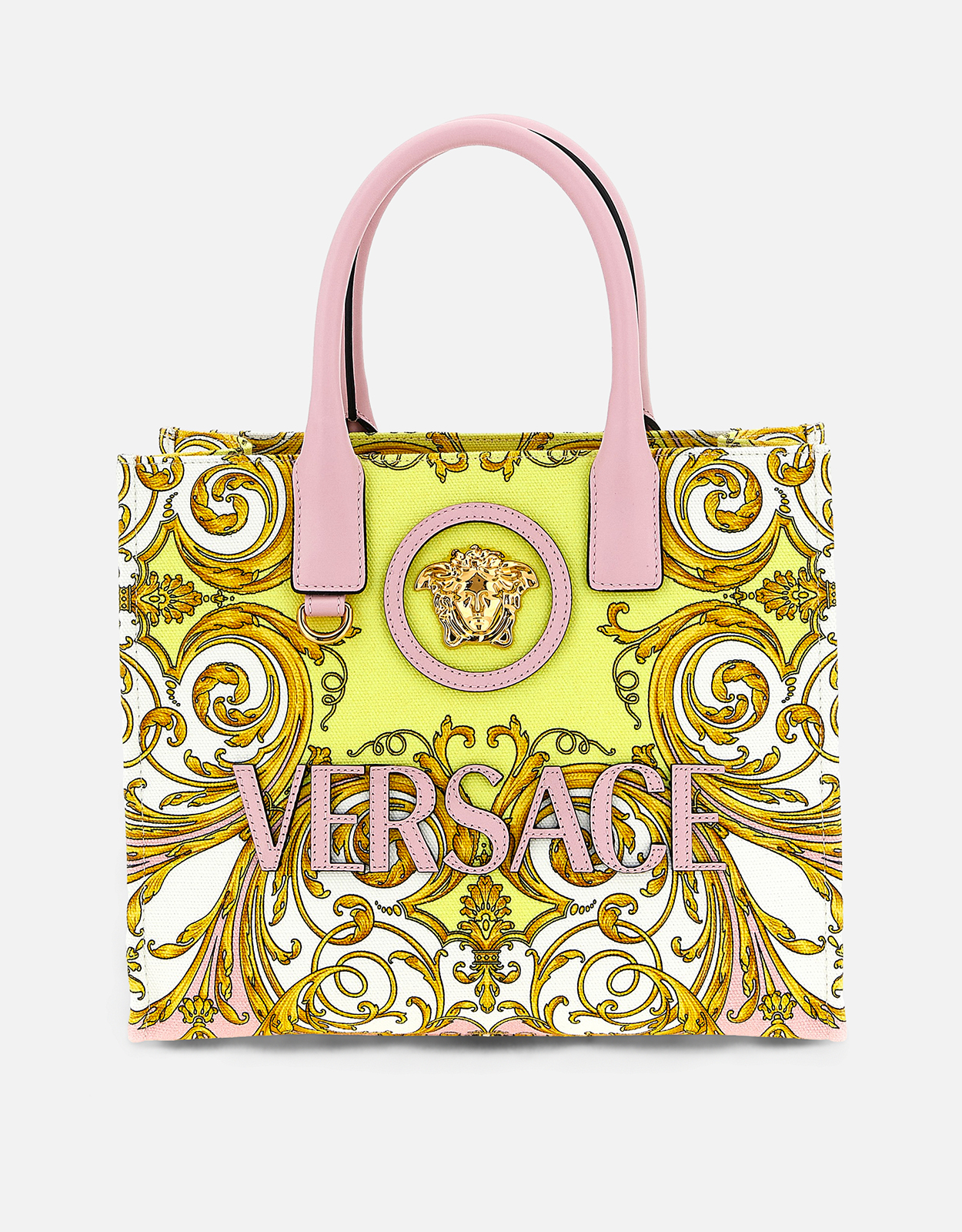 Versace ラ メドゥーサ プリント 小型キャンバストート () IFCHIC.COM