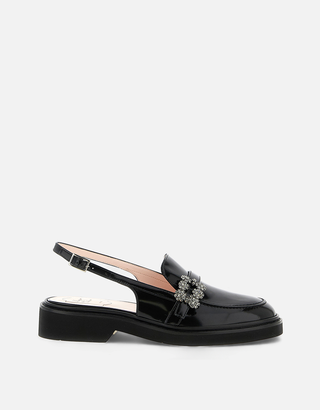Roger Vivier Viv' Rangersレザーサンダーバックローファー () IFCHIC.COM