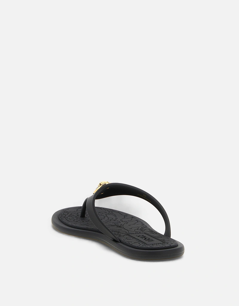 Versace アリア ラバー フラットサンダル () IFCHIC.COM