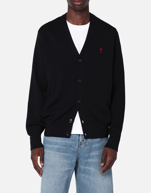 AMI Paris メンズアミドクールウールカーディガン (アパレル,シャツ