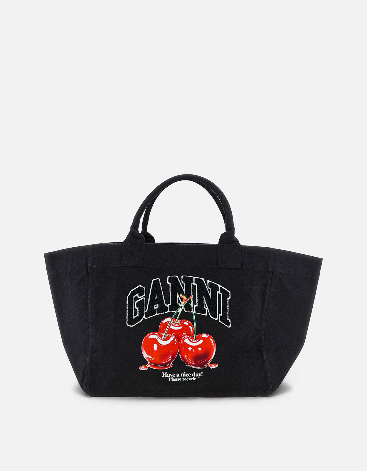 Ganni XXLチェリートートバッグ () IFCHIC.COM