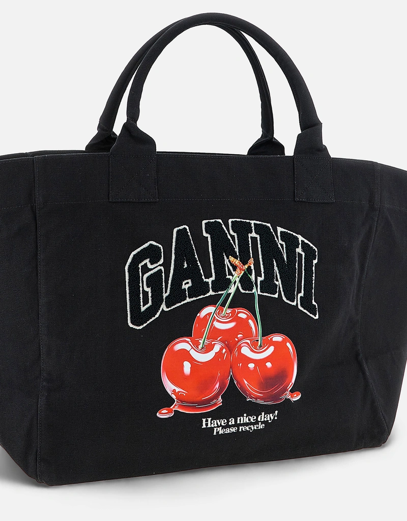 Ganni XXLチェリートートバッグ () IFCHIC.COM