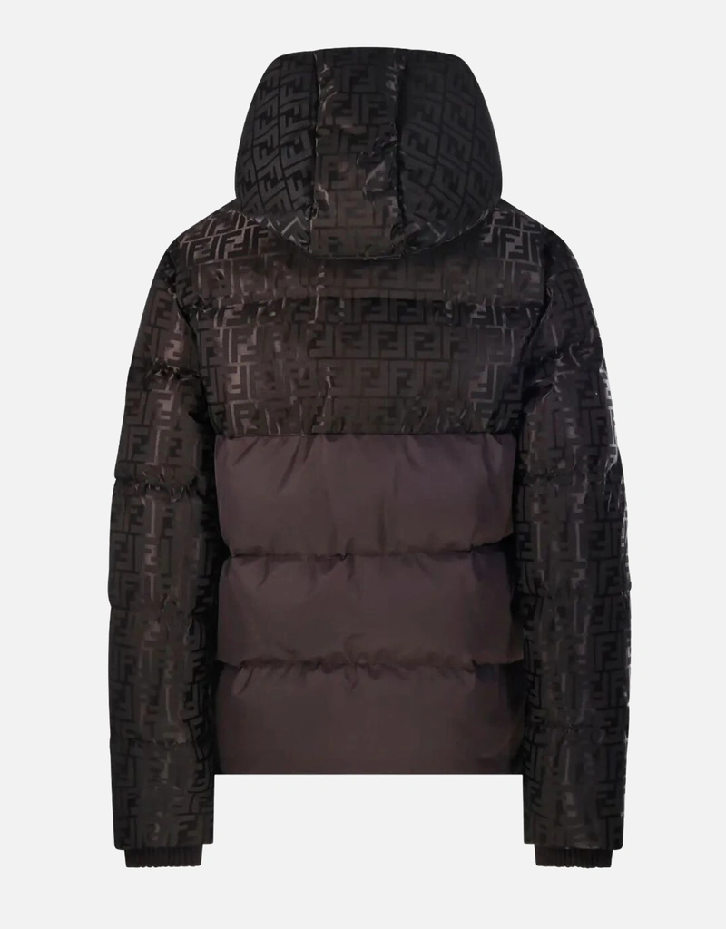 Fendi ブラウンFFナイロンパファージャケット (すべての新品) IFCHIC.COM