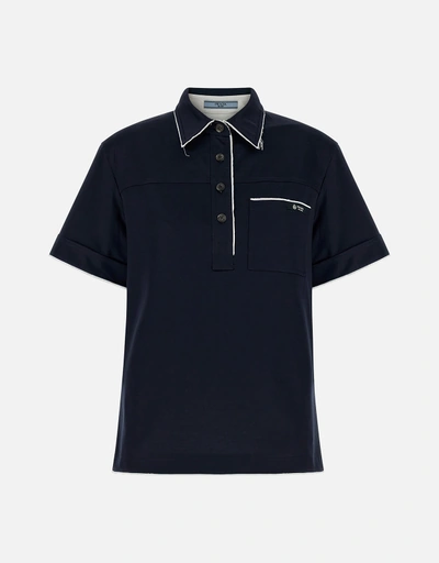 Prada リスリーコットンポロシャツ (すべての新品) IFCHIC.COM