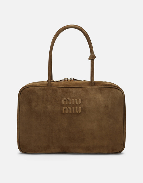Miu Miu ボーラージュスエードショルダーバッグ () IFCHIC.COM