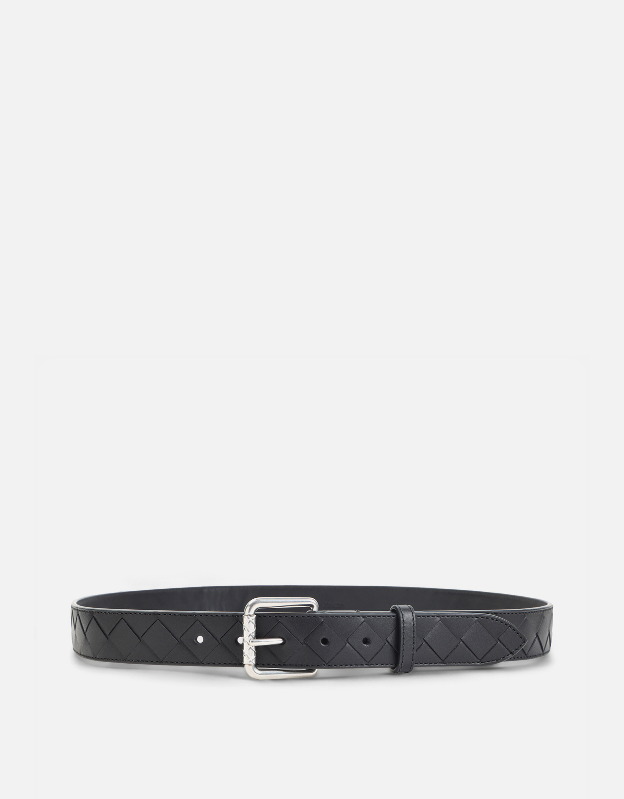 BOTTEGA VENETA Bottega Veneta Men's Intrecciato Calfskin Leather Belt - Size (CM) 90　ボッテガ ヴェネタ メンズ イントレチャート カーフスキン レザー ベルト - サイズ (CM) 9