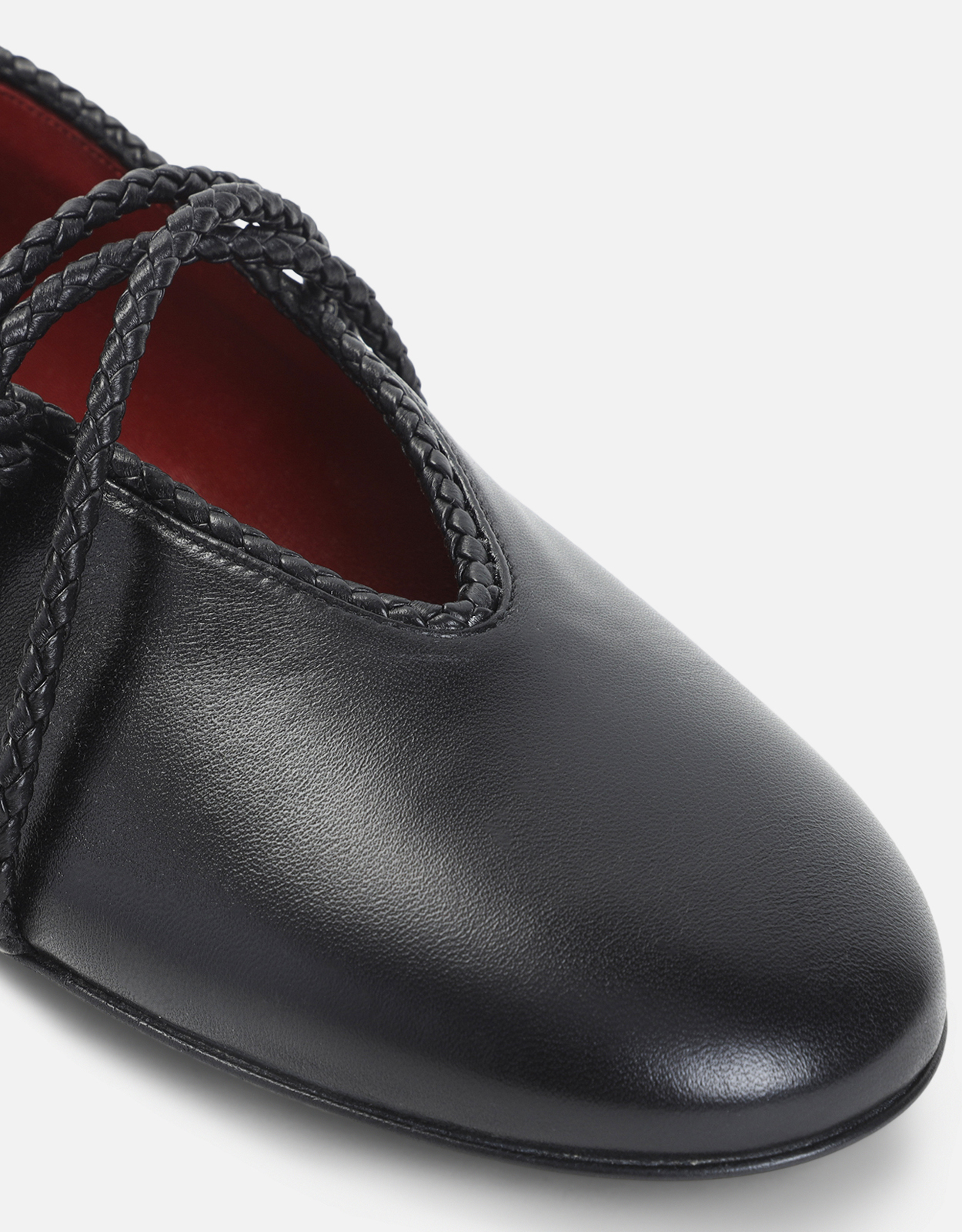 Bottega Veneta ローザラムレザーメリージェーンバレリーナ (すべての