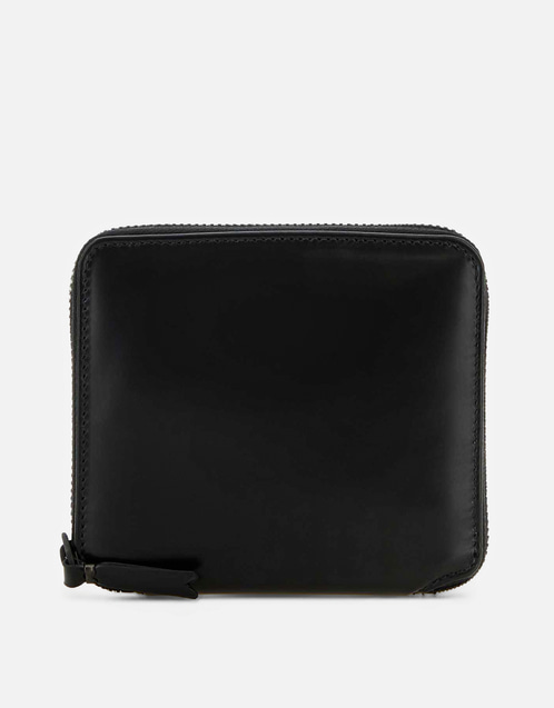 COMME des GARÇONS レザー ベルテッドウォレット　ブラック Comme des Garcons Wallet メンズブラックレザーウォレット () IFCHIC.COM