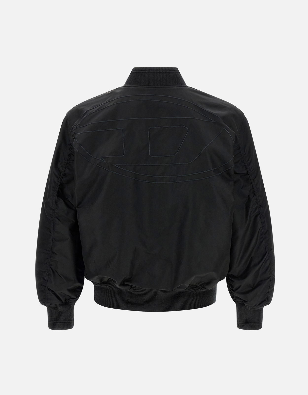 Diesel メンズW-Type-D1リバーシブルナイロンサテンボンバージャケット