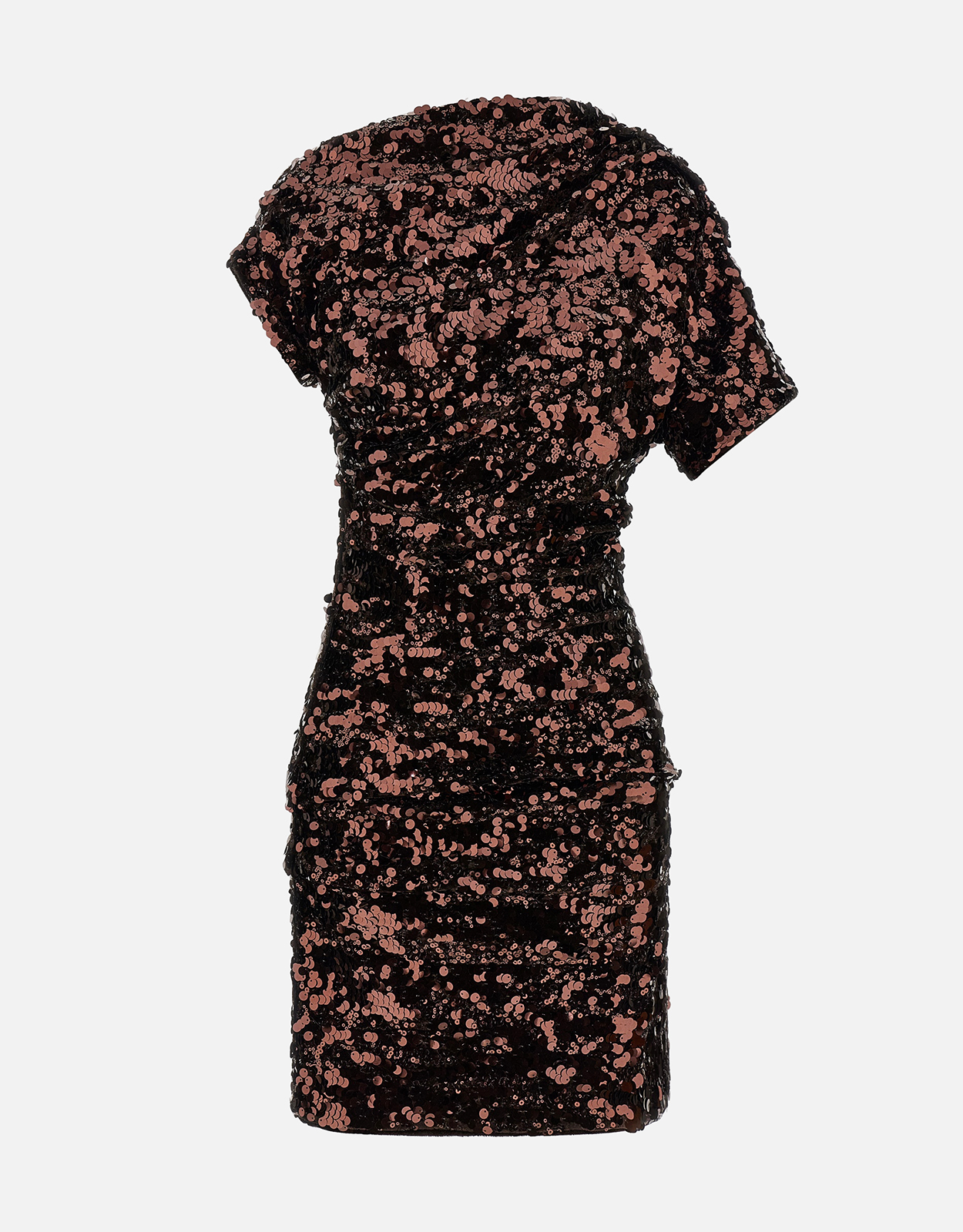 Ganni ブラウンスパンコールミニドレス (すべての新品) IFCHIC.COM