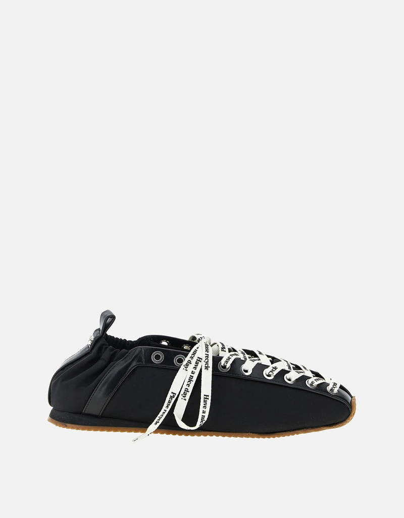 Ganni スポーティ ナイロン バレエフラット () IFCHIC.COM Ganni スポーティ ナイロン バレエフラット () IFCHIC.COM