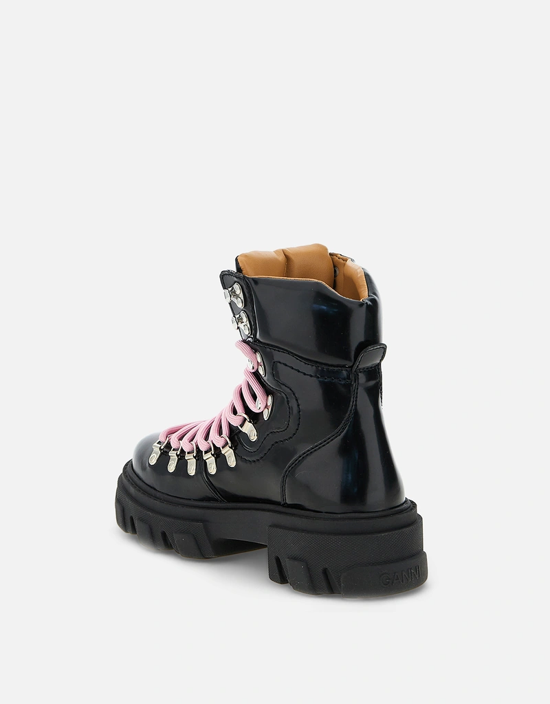 Ganni Cleated Mountain Lace-up Boots () IFCHIC.COM