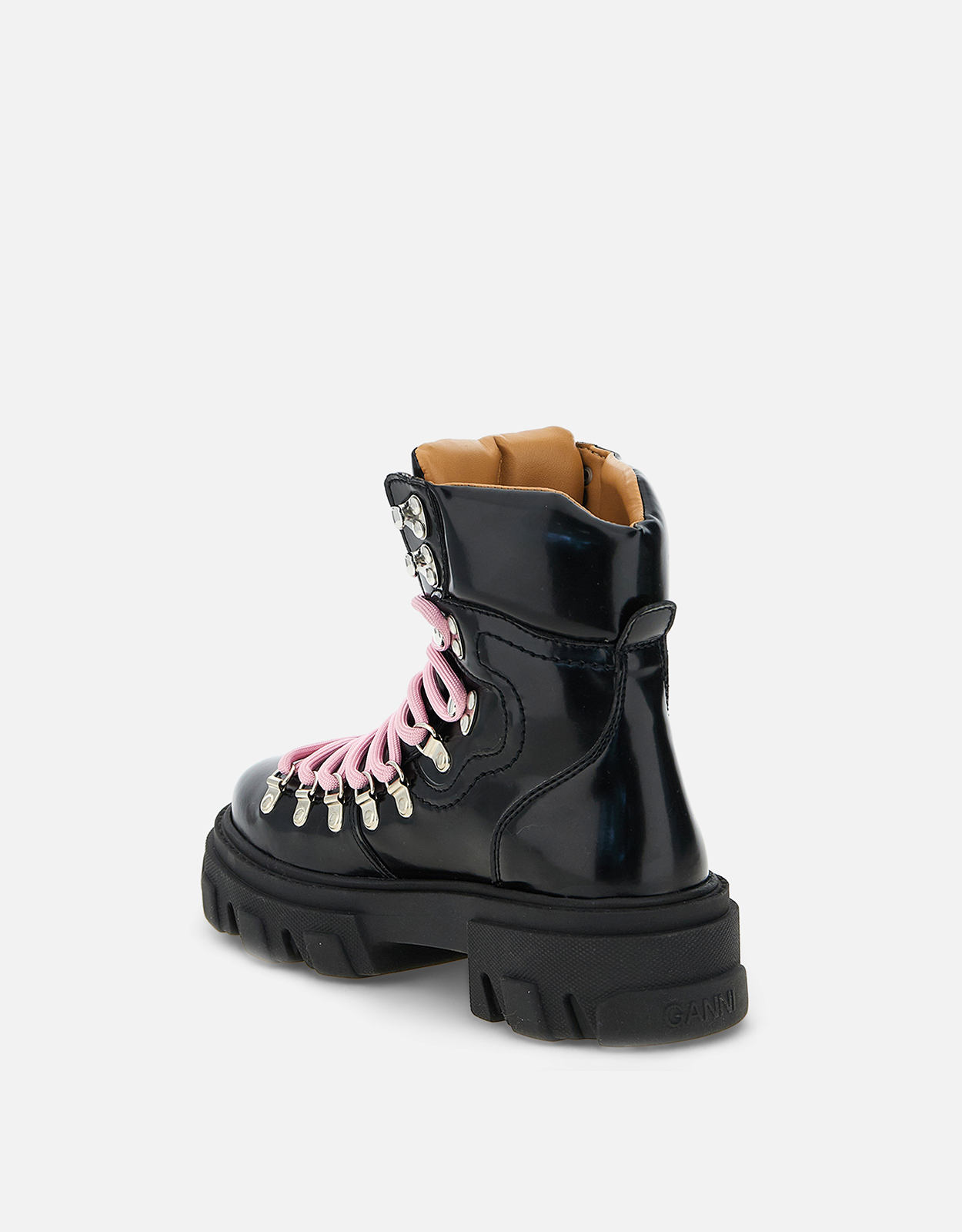 Ganni Cleated Mountain Lace-up Boots () IFCHIC.COM